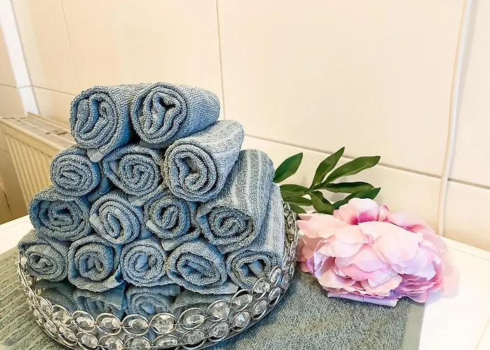 公寓 Citynah, Balkon, Grosse Kueche Und Garten